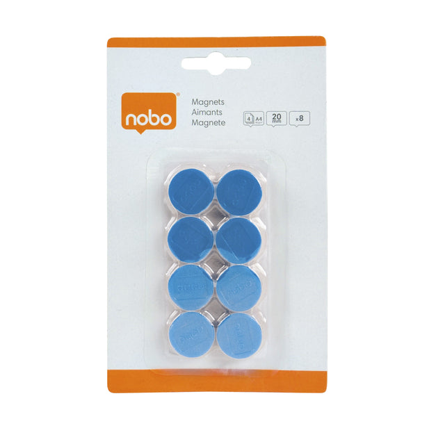 Aimant nobo 20 mm 120gr bleu