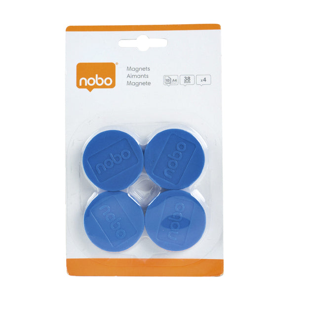 Magnet Nobo 38mm 800gr Blauw