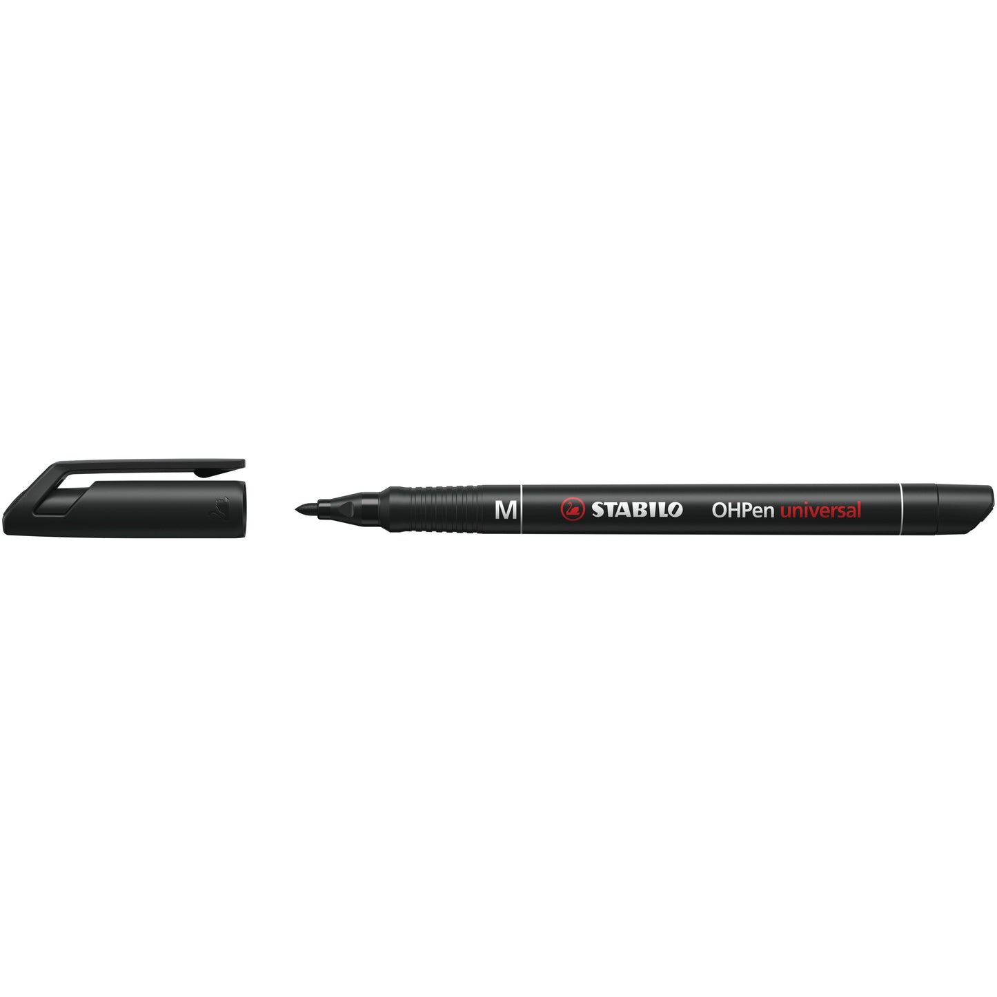Stabilo - Filzstift OHpen 843/46 permanent rund medium schwarz