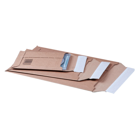SendProof® - Versandumschlag Nr. 6 braun 210x292mm A4 25 Stück (Rigicraft)