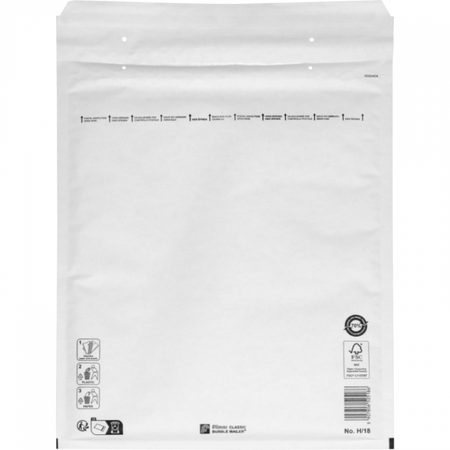Klika - Umschlag | Luftpolsterumschlag | 360x270mm | H | Papier + PE | weiß | 100 Stück
