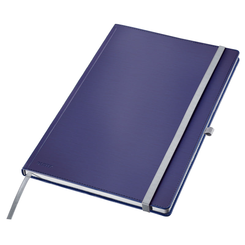 Leitz - Style Notizbuch, ft A4, Hardcover, liniert, blau