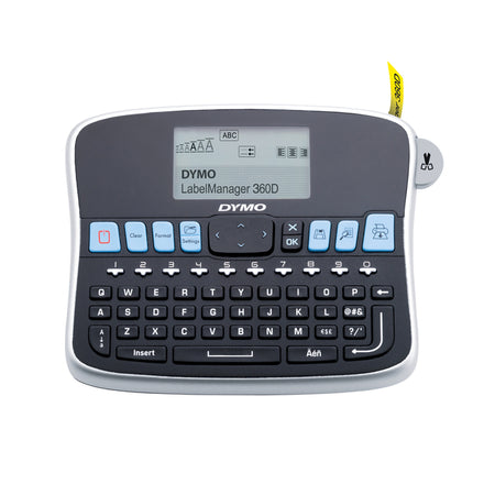 Dymo - Etikettendrucker LabelManager 360D tragbar qwerty 19mm schwarz