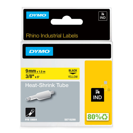 Dymo - Labele Rhino Industrie-Schrumpfschlauch 9mm gl