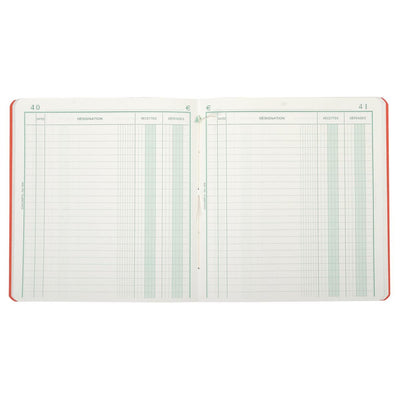 Exacompta – Einnahmen und Ausgaben, ft 21 x 19 cm, auf Französisch