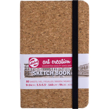 Talens Art Creation – Art Creation Skizzenbuch Kork, 140 g/m², ft 9 x 14 cm, 80 Blatt