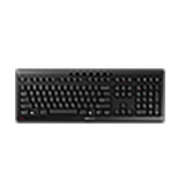CHERRY -   Stream Wireless toetsenbord Universeel RF draadloos + USB QWERTY US International Zwart