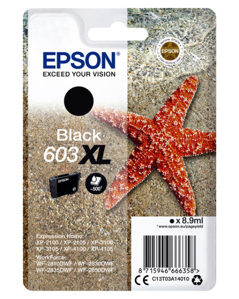 Epson - Inkcartridge Epson 603XL T03A1 Schwarz | 10 Stücke