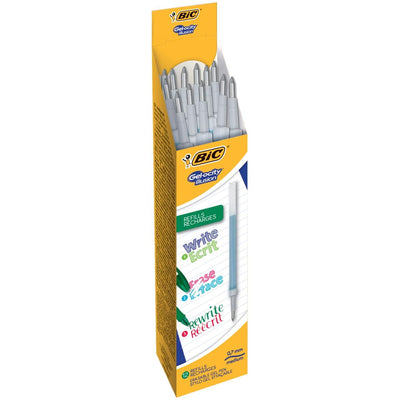 Bic - Nachfüllung für Gelroller Gel-ocity Illusion, Schachtel mit 12 Stück, grün
