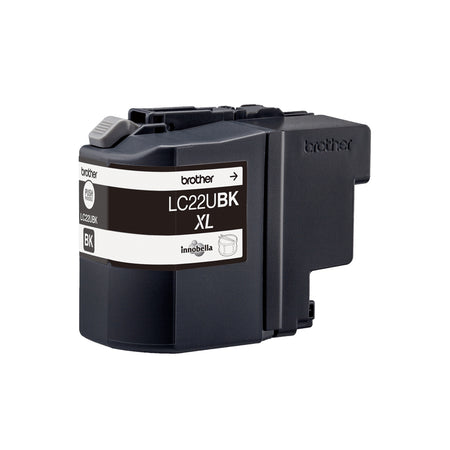 Brother - Tintenpatrone, 2.400 Seiten, OEM LC-22UBK, schwarz