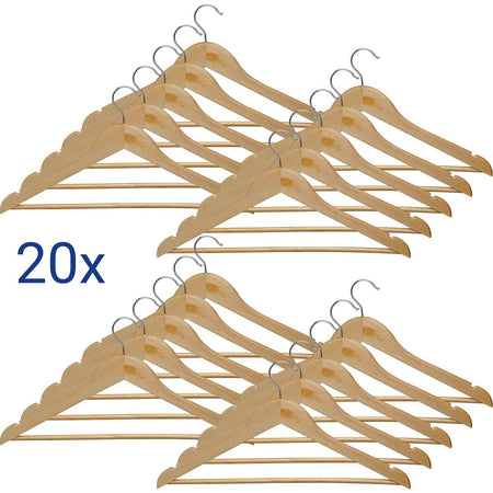 Maul -  kleerhanger Mira, uit hout, pak van 20 stuks