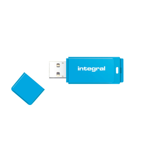 Integral - USB-Stick 2.0 16GB neonblau