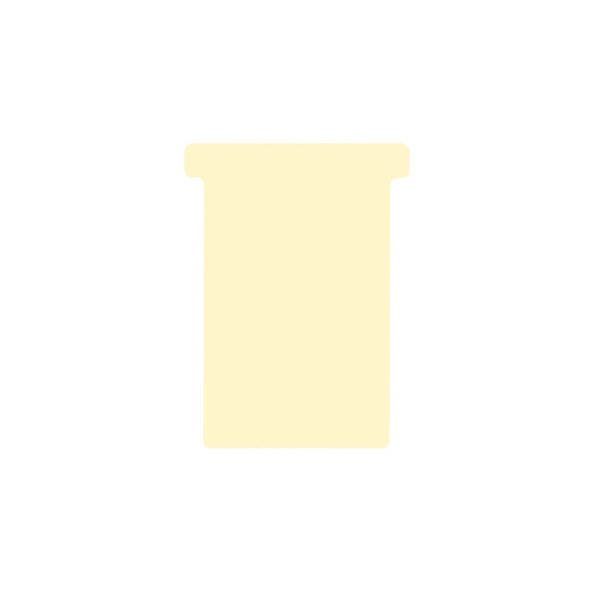 Djois - T-Karte Größe 3 77mm beige 100 Stück