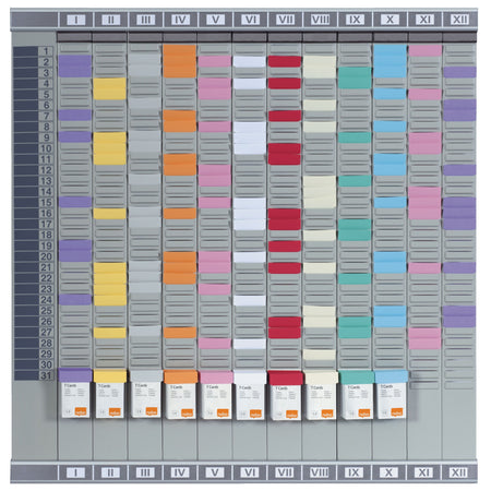 Nobo - T-Card Profi-Planungsset 12 Panels mit 32 Steckplätzen