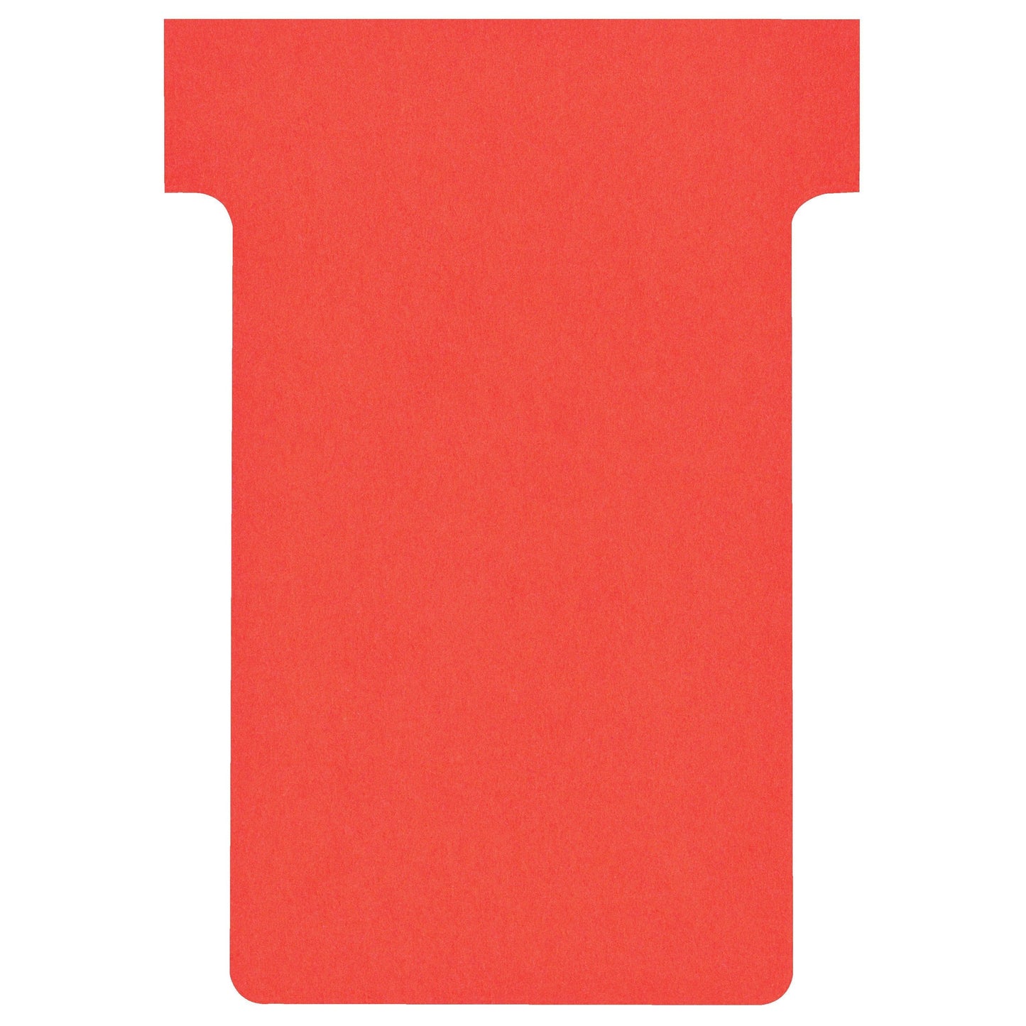 Nobo - T-Karte Nr.2 48mm rot 100 Stück