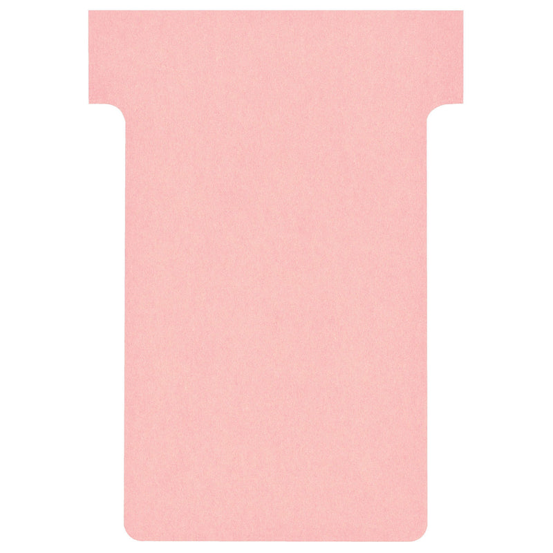 Nobo - T-Karte Nr.2 48mm rosa 100 Stück