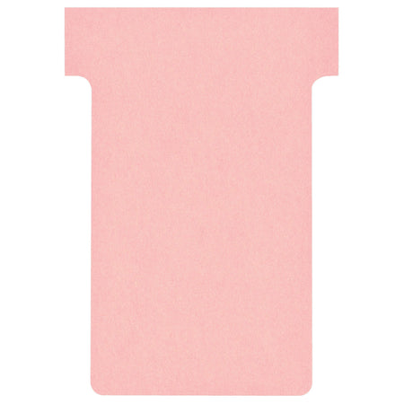 Nobo - T-Karte Nr.2 48mm rosa 100 Stück