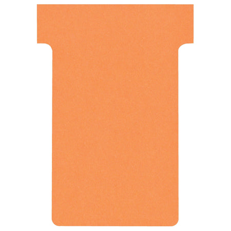 Nobo - T-Karte Nr.2 48mm Orange 100 Stück
