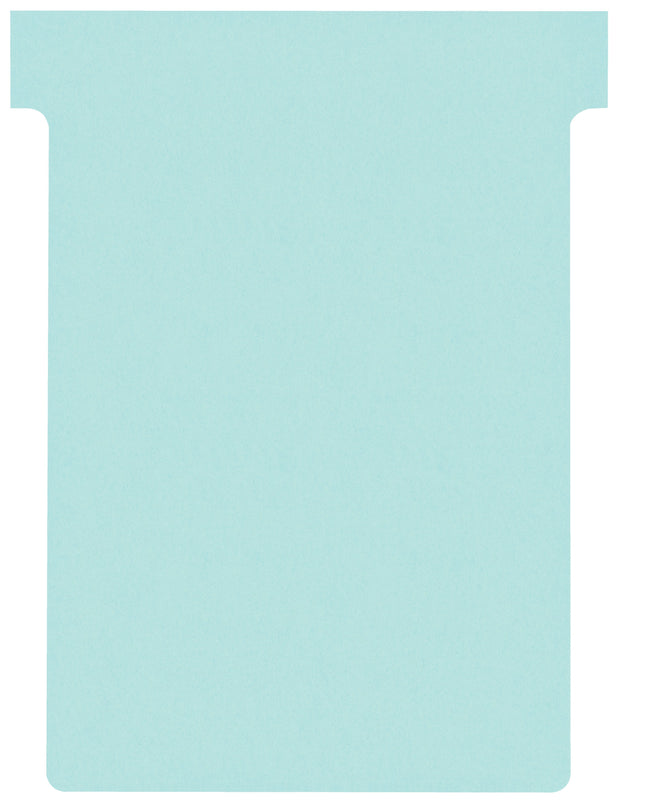 Nobo - T-Karte Nr.3 80mm blau 100 Stück