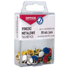 OFFICE products -   punaises, geassorteerde kleuren, plastic ophangdoosje van 50 stuks