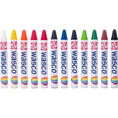 Talens -  waskrijt Wasco, doos met 12 stuks