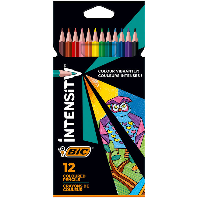 Bic - Buntstifte Intensity, sortiert, Karton mit 12 Stück