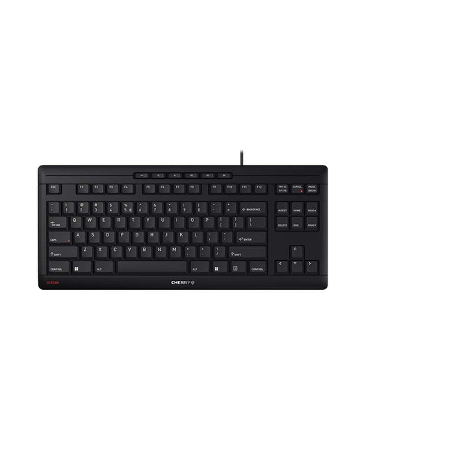 CHERRY -   STREAM KEYBOARD TKL toetsenbord Universeel USB QWERTY Engels Zwart