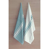 Klika -  Handdoek Payton, ft 50 x 70 cm, gestreept, minéral, pak van 6 stuks