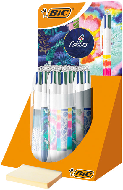 Bälle BIC 4 Farben Botonische & Krawattenfarbstoff
