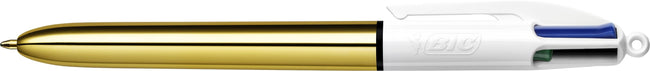 Bic - Kugelschreiber 4 Farben Glanz mittelgold
