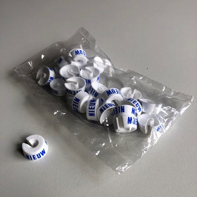 Klika - MB weiß/schwarz NEU für Kleiderbügel 40 Stück