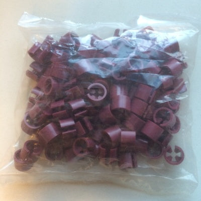 Klika -  Minimarker onbedrukt bordeaux rood 100st
