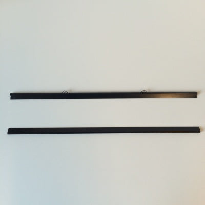 Klika - Plakatklemmen-Set 420 mm lang 0/2 schwarz 70-teilig