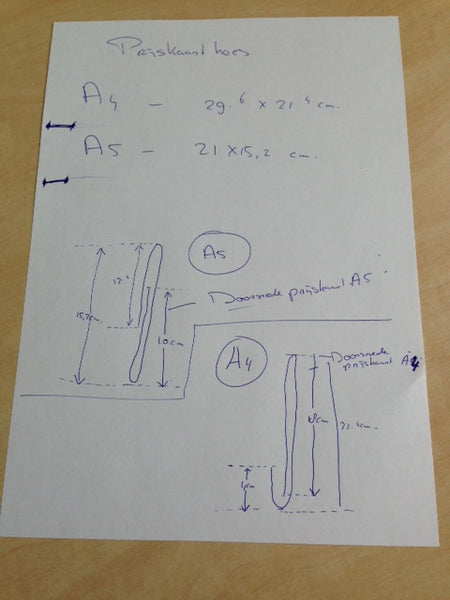 Klika - Kartenhalter 297x210mm Dicke 1mm PETG 30 Stück