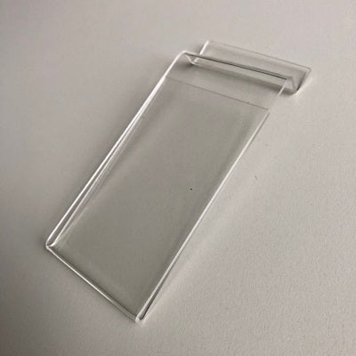 Klika - Acryl-Showkartenhalter 60x110 für Lamellenwand 20 Stück