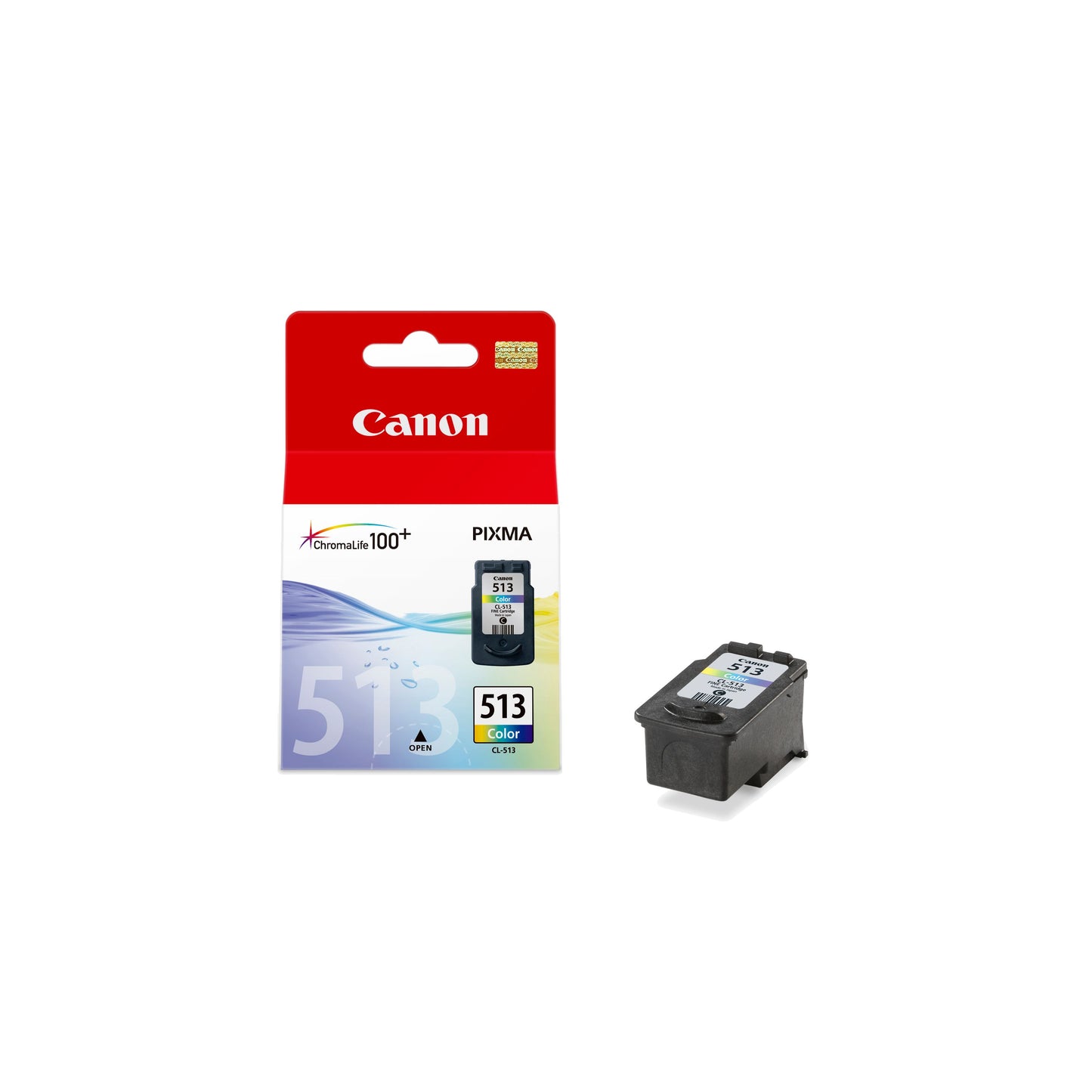 Canon - Tintenpatrone CL-513, 349 Seiten, OEM 2971B001, 3 Farben