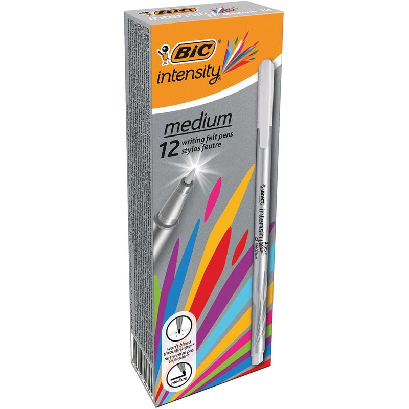 Bic – Fineliner Intensity, mittel, grau