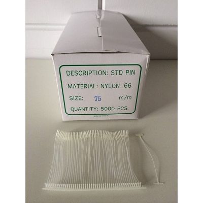 Klika - Nylon-Textilstifte 75 mm Standard 5000 Stück 12 Stück