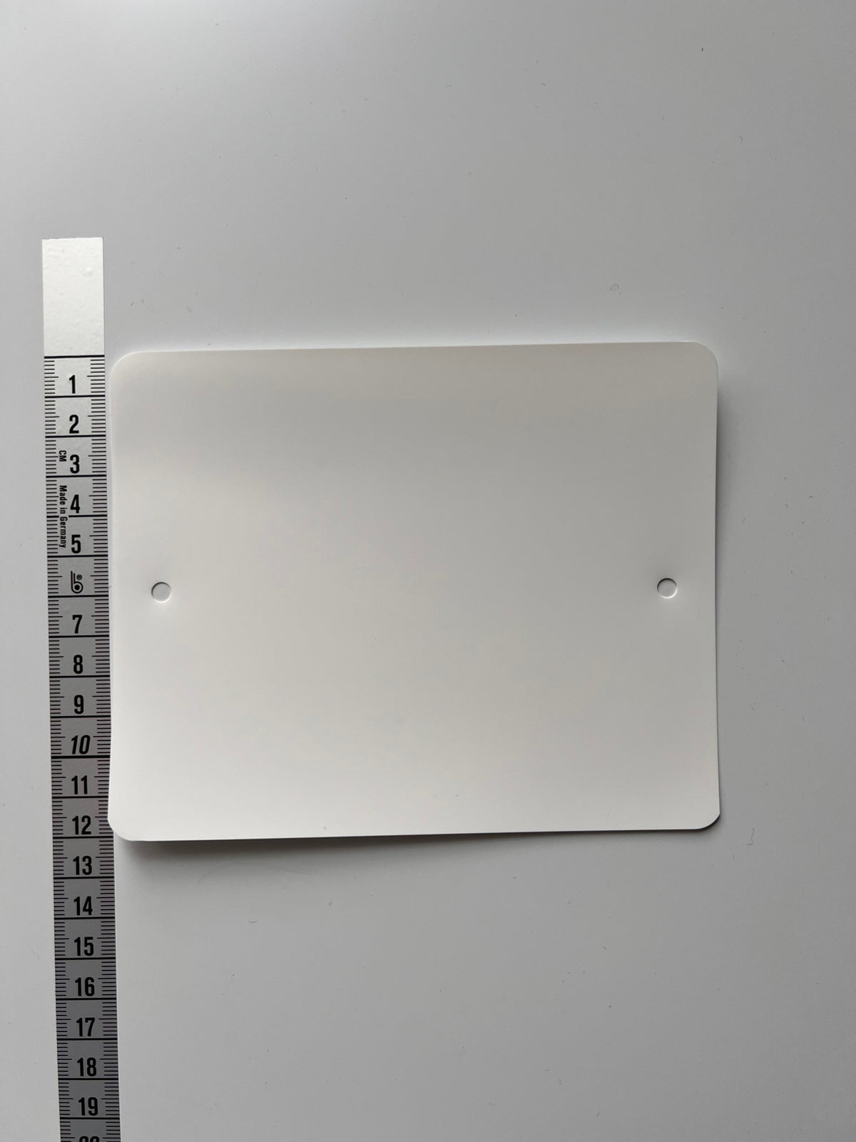 Klika - PVC-Etiketten 120x150 mm 2 Löcher weiß