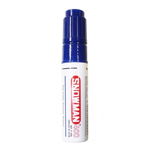 Klika -  Stift Snowman 400 blauw permanent marker