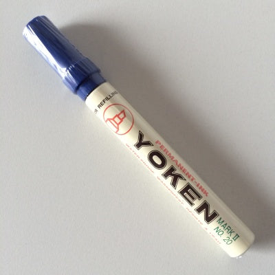 Klika -  Stift Yoken No. 20 blauw beitelpunt