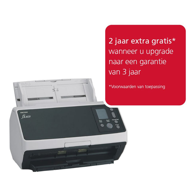 Ricoh -  fi-8170 ADF-/handmatige invoer scanner 600 x 600 DPI A4 Zwart, Grijs