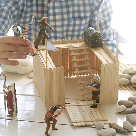 Creativ Company -  Ijslollystokjes  hout 4250 stuks