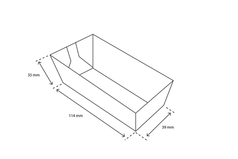 Klika - Croquette Tabletts A5 Kraft | 1000 Stücke