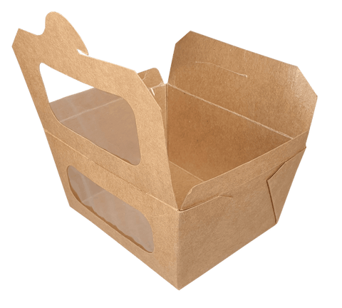 Klika - Venster Box 750ml Kraft Bio | 50 Stück