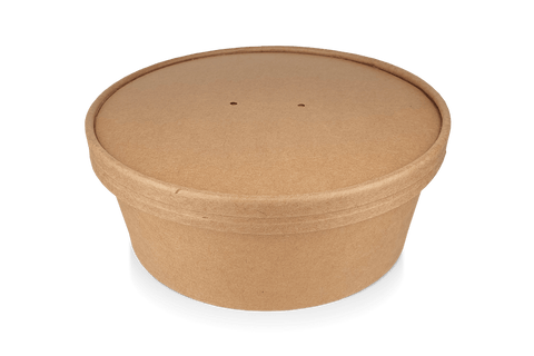 Klika-Cover Salat Poke Bowl 900-1100-1300ml Ø184mm Kraft | 150 Stücke