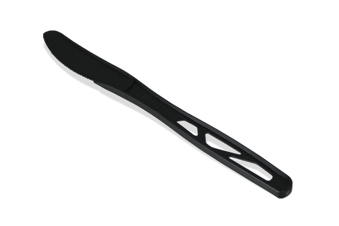 Klika - wiederverwendbares Messer 180 mm Cpla Black Bio | 1000 Stücke