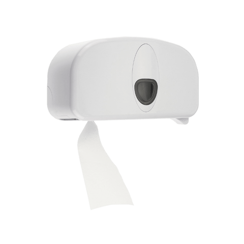 T4 Toiletpapier Doprol Dispenser (2 naast elkaar) wit | 1 stuks