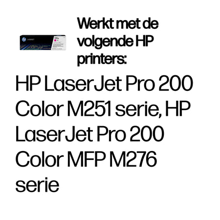 HP - Tonerkartusche cf213a 131a rot