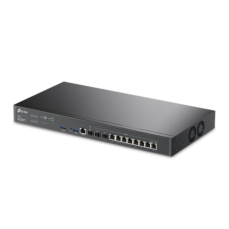 TP-Link -   Omada ER8411 bedrade router Gigabit Ethernet Zwart